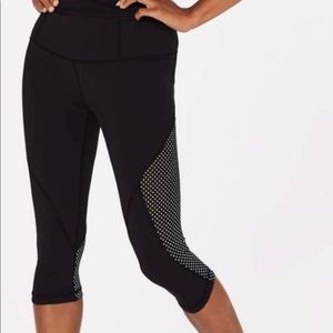 Cropped leggings (reflective)